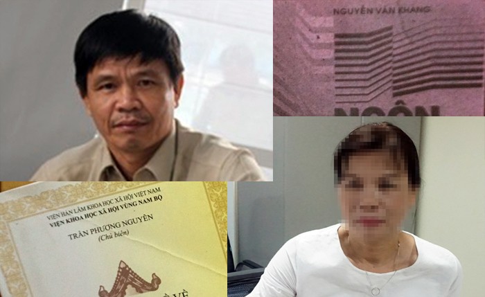 Tiến sĩ Hồ Xuân Mai (ảnh trên) tố cáo Tiến sĩ Trần Phương Nguyên (ảnh dưới) sao chép sách đồng nghiệp làm Luận án tiến sĩ. (Ảnh: Đ.Q)