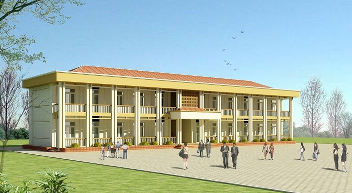 Nhà trường ngày một phình to do việc thành lập khá nhiều trường tiểu học(Ảnh minh họa: xaydung360.vn).