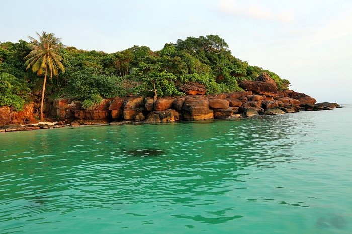 Làn nước xanh trong - Nam Phú Quốc.