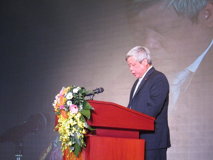Ông Nguyễn Linh Ngọc - Thứ trưởng Bộ Tài nguyên và Môi trường phát biểu tại lễ trao giải.