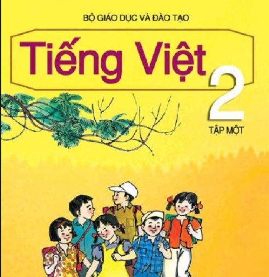 Kiến thức môn tiếng Việt với học sinh lớp 2 là quá nặng (Ảnh minh họa: classbook.vn).