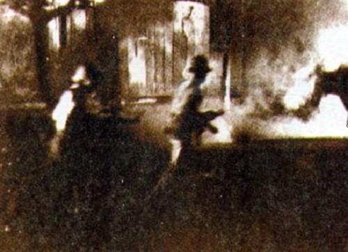 Hình ảnh trong sách Lịch sử lớp 5 không phải hình ảnh Biệt động Sài Gòn (Ảnh: tác giả cung cấp).