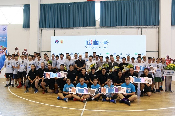 Jr.NBA là một mắc xích trong chiến dịch Uống sữa, Vận động, Khỏe mạnh của FrieslandCampina Việt Nam khởi xướng.