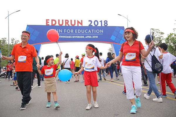 Không chỉ trở thành một sự kiện vì cộng đồng, Edurun còn là dịp để gia đình cùng gắn kết tình cảm.