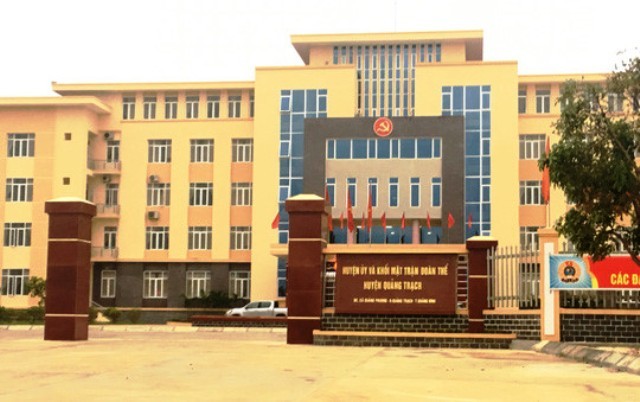 Trụ sở huyện ủy Quảng Trạch (Quảng Bình).
