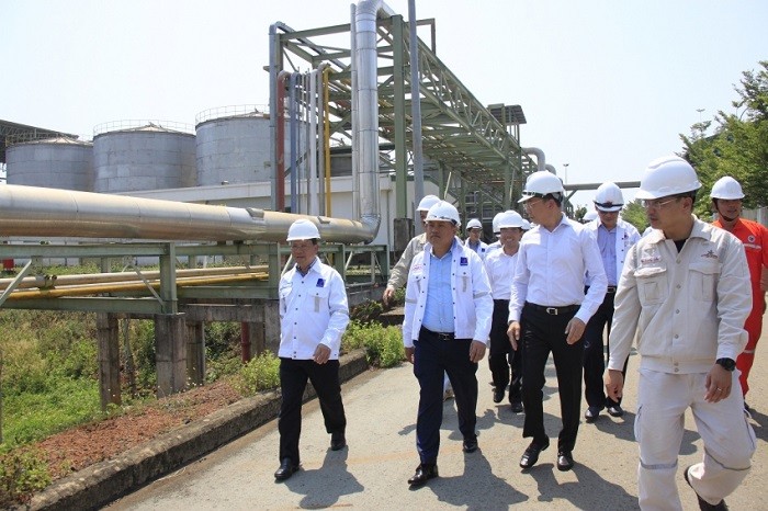 Lãnh đạo PVN kiểm tra tình hình Nhà máy nhiên liệu sinh học Bình Phước.
