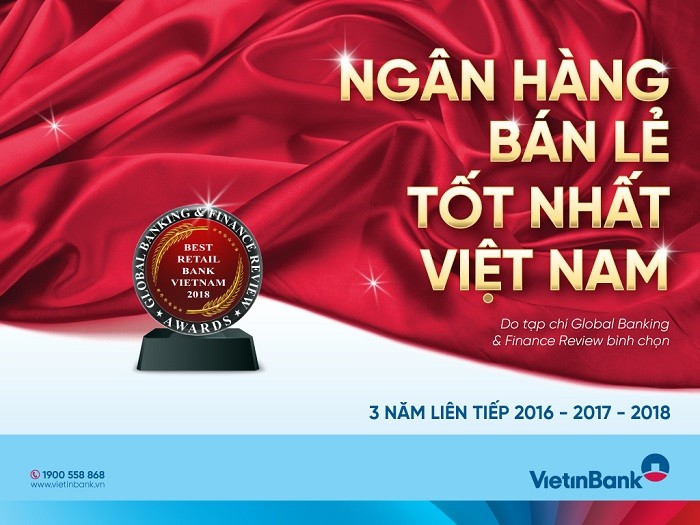 Giải thưởng của VietinBank.