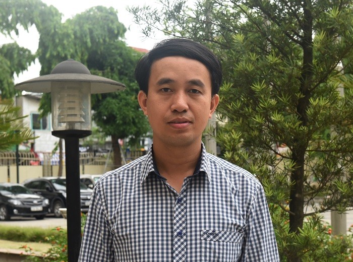Thầy giáo Nguyễn Tiến Mạnh.