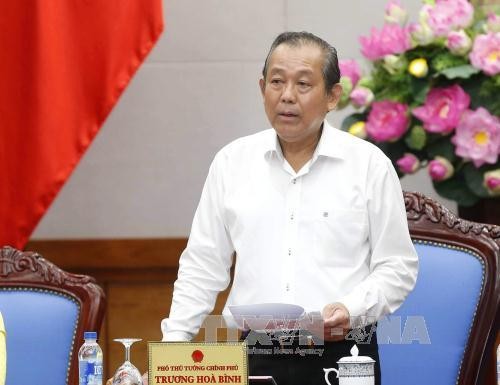 Phó Thủ tướng Thường trực Trương Hòa Bình (Ảnh minh họa: TTXVN).