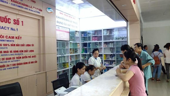 Nhà thuốc của Bệnh viện Đa khoa tỉnh Phú Thọ (Ảnh minh họa: qdnd.vn).