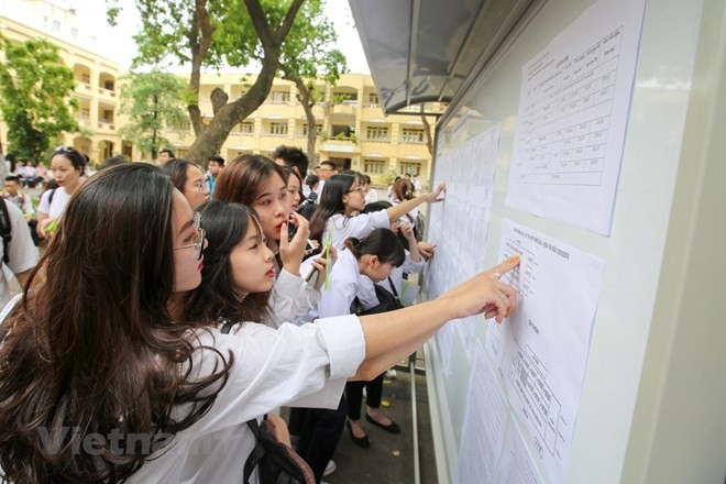 Từ điểm thi Ngoại ngữ trong kì thi quốc gia năm nay nghĩ về đề án Ngoại ngữ 2020 (Ảnh minh họa: Minh Sơn/Vietnam+).