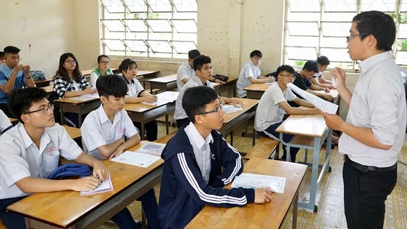 Thí sinh tham gia kỳ thi trung học phổ thông Quốc gia (Ảnh minh họa: T.D/ baohaiquan.vn).