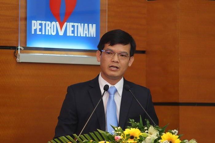 Chủ tịch Hội đồng thành viên PVTex Đào Văn Ngọc báo cáo về quá trình chuẩn bị, đi đến ký kết hợp tác giữa PVTex và Tập đoàn An Phát Holdings.
