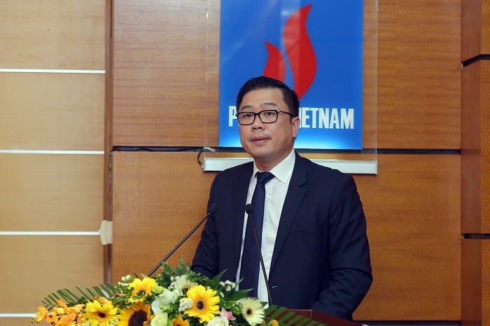 Chủ tịch Hội đồng thành viên An Phát Holdings Phạm Ánh Dương phát biểu tại buổi lễ.