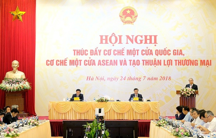 Hội nghị trực tuyến về &quot;Thúc đẩy cơ chế một cửa quốc gia, cơ chế một cửa ASEAN và tạo thuận lợi thương mại.