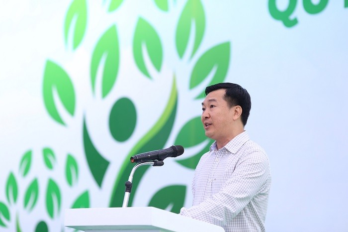 Ông Đỗ Thanh Tuấn – Giám đốc Đối Ngoại Vinamilk phát biểu tại chương trình.