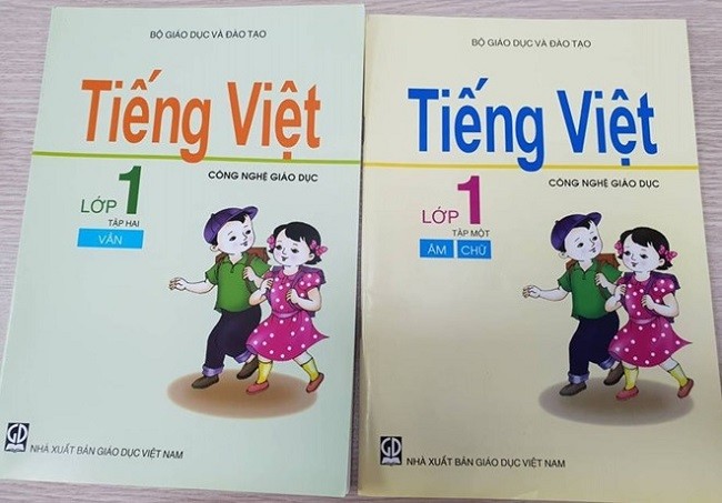Sách Tiếng Việt lớp 1 theo công nghệ giáo dục của Giáo sư Hồ Ngọc Đại (Ảnh minh họa: Q.Q/ vietnammoi.vn)