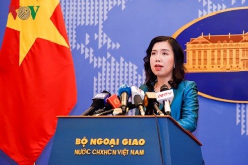 Người phát ngôn Bộ Ngoại giao Việt Nam Lê Thị Thu Hằng (Ảnh: vov.vn).