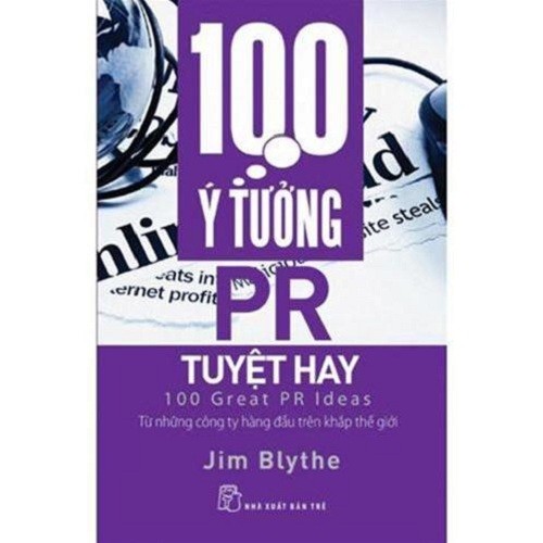 Bìa cuốn sách 100 ý tưởng PR tuyệt hay (Ảnh: tác giả cung cấp).