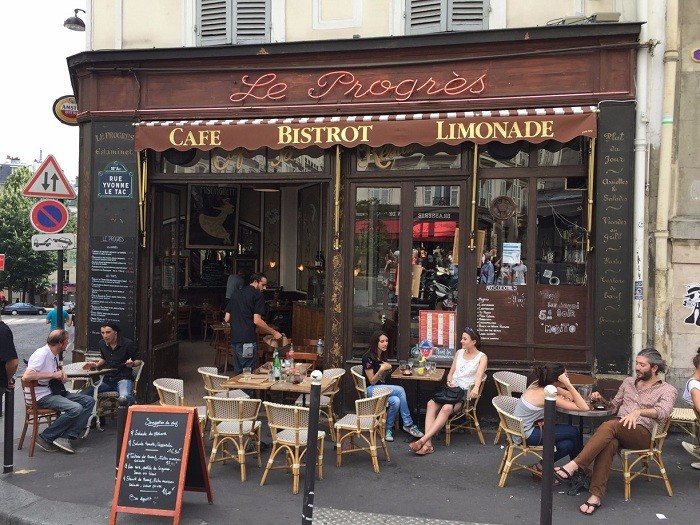 Văn hóa café lãng mạn Pháp.