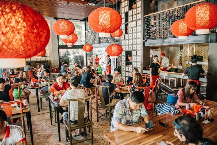Khu ẩm thực Trung Hoa thực sự hấp dẫn khách hàng Việt tại Vincom Center Metropolis.