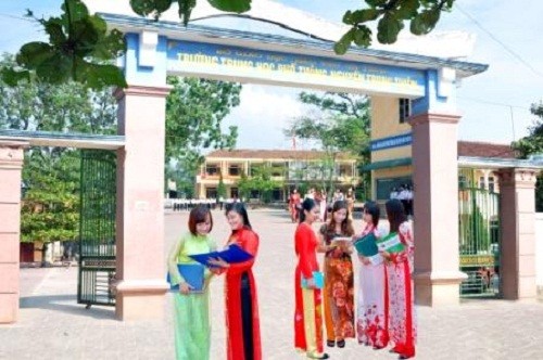 Trường phổ thông trung học Nguyễn Trung Thiên (Ảnh: lấy trên Web Trường Nguyễn Trung Thiên).