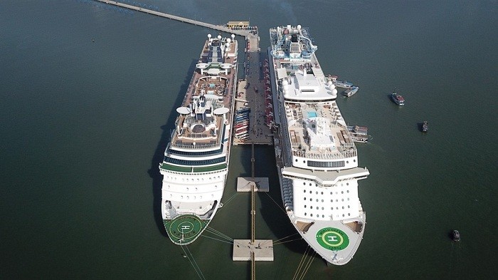 Cảng tàu khách du lịch quốc tế Hạ Long.