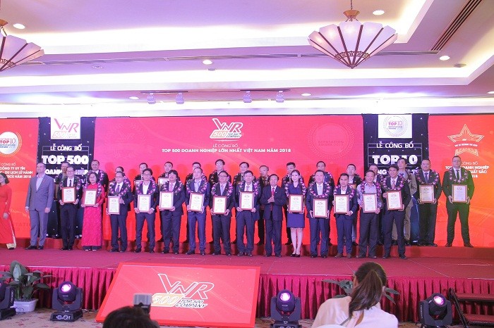 Top 50 Doanh nghiệp lớn nhất Việt Nam năm 2018.