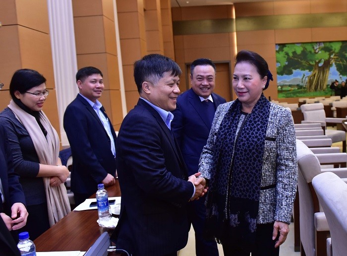 Chủ tịch Quốc hội Nguyễn Thị Kim Ngân đã có buổi làm việc với lãnh đạo Tập đoàn Dầu khí Việt Nam.