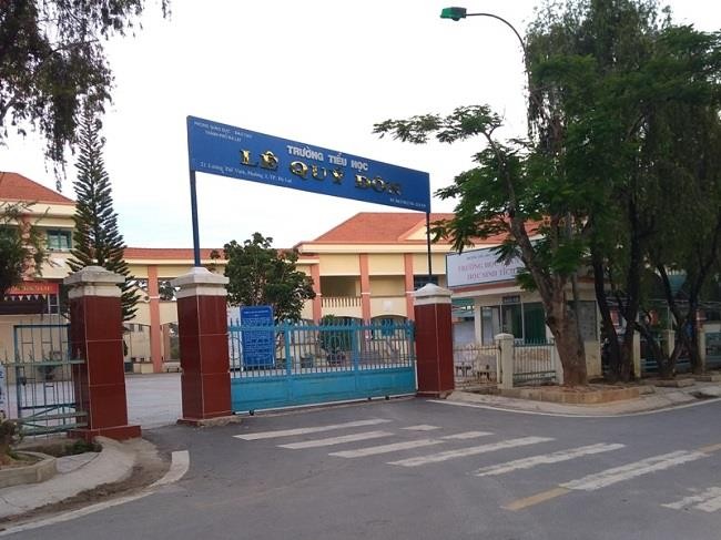 Trường Tiểu học Lê Quý Đôn, Thành phố Đà Lạt, nơi xảy ra nhiều sai phạm của Hiệu trưởng.