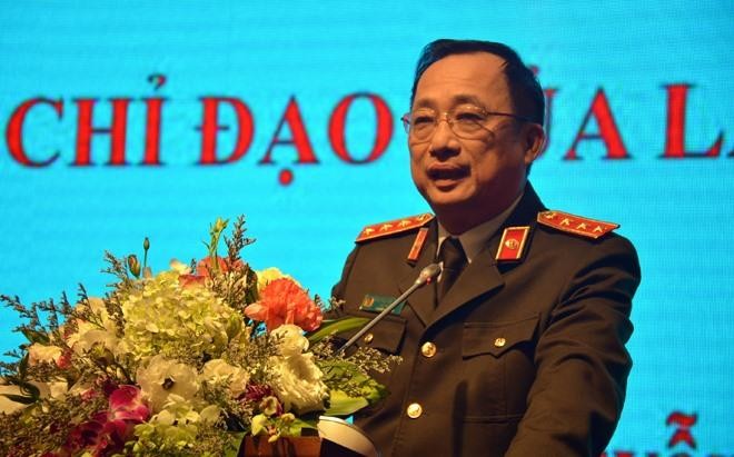 Thứ trưởng Nguyễn Văn Thành phát biểu tại Hội nghị triển khai công tác tuyển sinh Công an nhân dân năm 2019 (Ảnh minh họa: Bộ Công an).