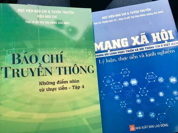 Hai cuốn sách sẽ được Viện Báo chí cho ra mắt tại Hội Báo toàn quốc 2019 - (Ảnh: NVCC)
