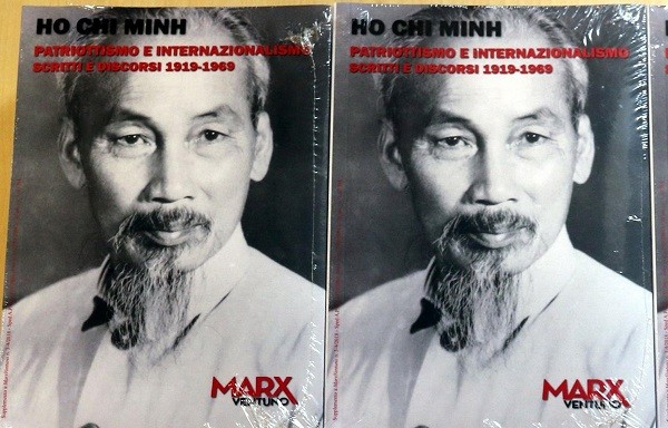 Bìa cuốn sách &apos;Hồ Chí Minh-Chủ nghĩa yêu nước và Chủ nghĩa quốc tế.&quot; (Ảnh: Ngự Bình/Vietnam+).