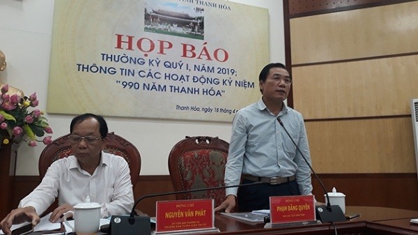 Ông Phạm Đăng Quyền, Phó chủ tịch Ủy ban nhân dân tỉnh Thanh Hóa.