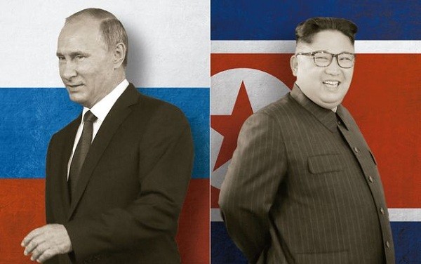 Thượng đỉnh giữa ông Vladimir Putin và ông Kim Jong-un có thể sớm diễn ra? (Nguồn: Asia Nikkei).