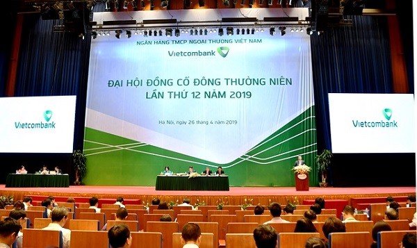 Toàn cảnh Đại hội đồng cổ đông thường niên lần thứ 12 của Vietcombank.