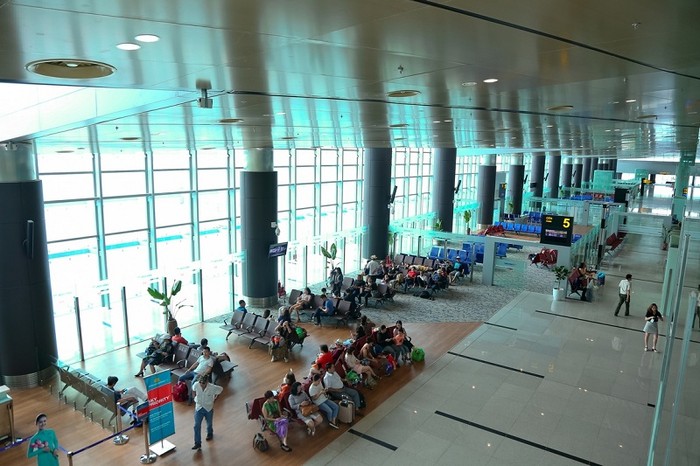 Hệ thống phòng chờ và không gian xanh là điểm cộng của sân bay Vân Đồn.