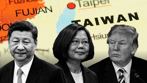 Tổng thống Mỹ, Donald Trump đang gây ra nhiều thách thức cho Chủ tịch Trung Quốc Tập Cận Bình trong vấn đề tái thống nhất Đài Loan (Ảnh: AP)