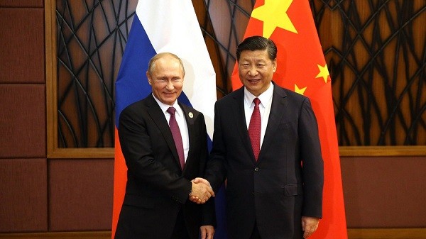 Tổng thống Nga Vladimir Putin và Chủ tịch Trung Quốc Tập Cận Bình. (Ảnh: Global Look Press)