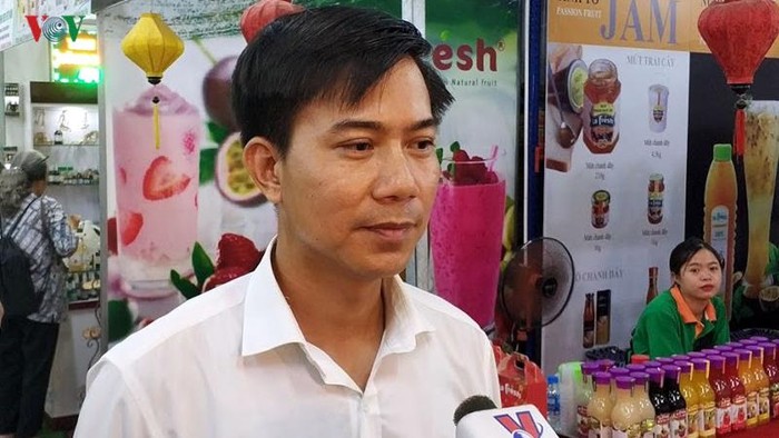 Ông Đỗ Hoàng Thạch, Giám đốc Công ty cổ phần Xúc tiến thương mại nông nghiệp Việt Nam phân tích những điểm yếu trong chuỗi liên kết cung cầu.