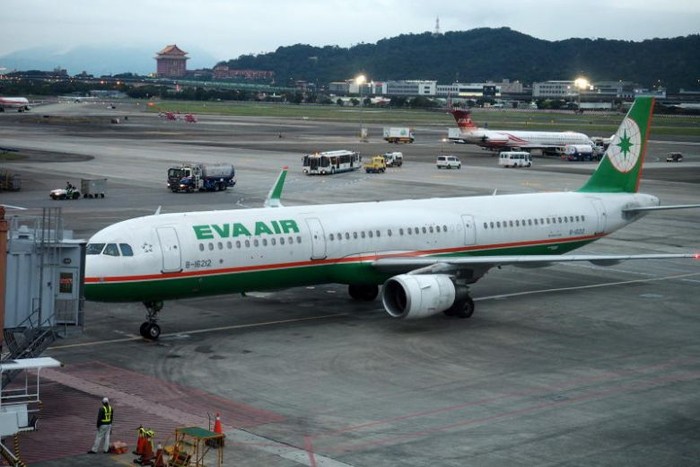 Eva Air là hãng hàng không nổi tiếng ở Đài Loan. Ảnh: Strate Times.