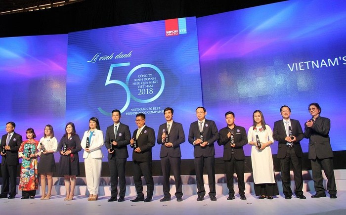 Top 50 Công ty Kinh doanh Hiệp quả nhất Việt Nam.