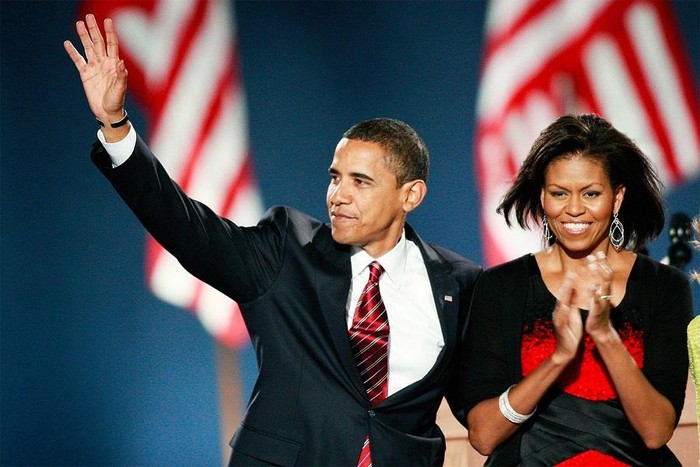 Vợ chồng Tổng thống Obama.