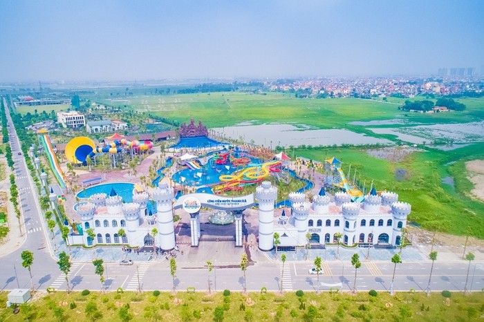 Công viên nước Thanh Hà là một trong những tiện ích mà cư dân Thanh Hà yêu thích nhất.