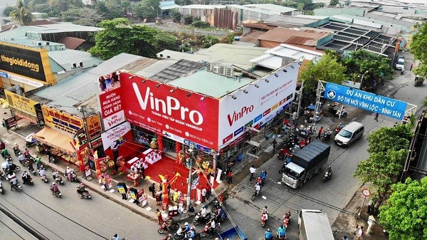Các cửa hàng mới của VinPro nằm tại những vị trí đông dân cư.