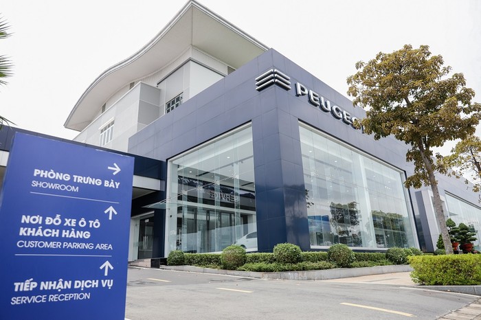 Hệ thống showroom Peugeot chuẩn 3S toàn cầu tại Việt Nam.