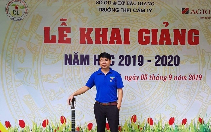 Thầy Dương Văn Thắng “Đảng viên trẻ tiêu biểu học tập và làm theo lời Bác” toàn quốc. Ảnh: TT.