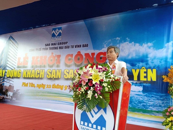 Ông Phạm Quang Đạo phát biểu tại buổi lễ.