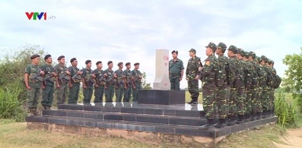 Bộ đội Biên phòng Việt Nam và các lực lượng quản lý biên giới Campuchia đã tiến hành các hoạt động tuần tra chung bảo vệ chủ quyền biên giới. (Ảnh minh họa: vtv.vn)