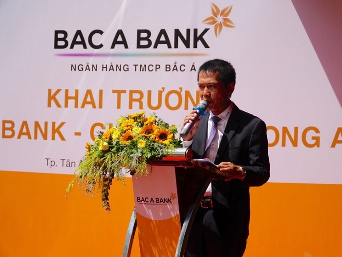 Ông Đặng Trung Dũng, Phó Tổng Giám đốc thường trực BAC A BANK BAC A BANK phát biểu khai mạc.